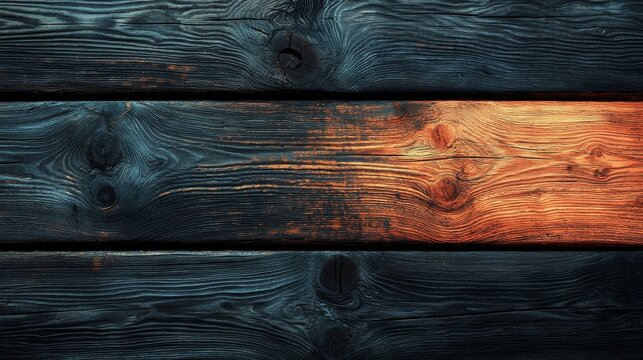 Textured wooden planks rustic workshop close-up photography warm lighting detailed view nature's beauty