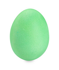 Happy Easter. Bright painted egg isolated on white