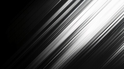 Abstract Black And White Diagonal Lines Background