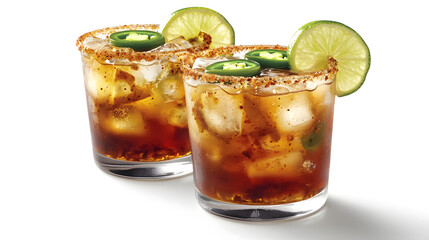Fiery Twist on Classic Cocktail with Spicy Jalapeño and Lime