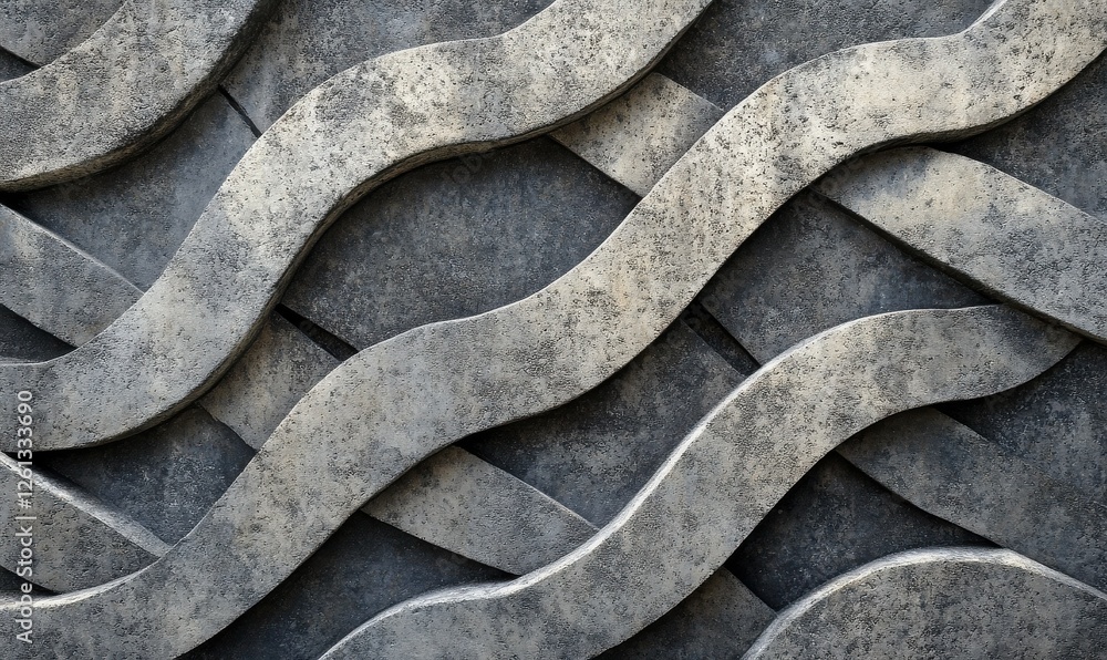 Poster horizontal design on cement and concrete texture for pattern and background