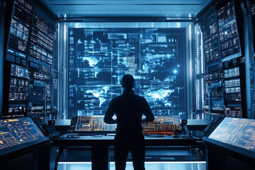 Engaged in data monitoring. Generative AI