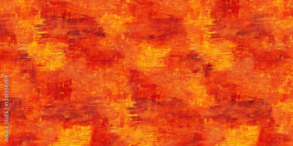 Aufkleber seamless abstract pattern with warm color palette, ideal for backgrounds and textures