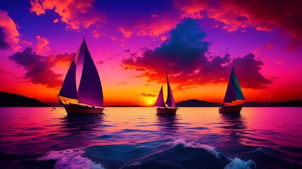 Neon Eden: AI-Crafted Jungle Pyramids with Bioluminescent Vines Under a Cyber Moon