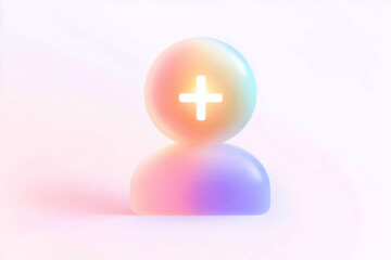 Obraz premium Flat design representation of a user interface icon symbolizing media and communication concepts