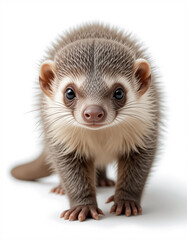 Fototapeta premium Baby Anteater Walking with a Small, Curious Snout