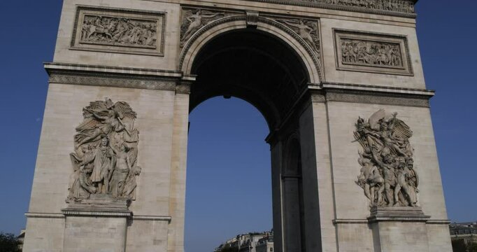 Arc de Triomphe (Arch of Triumph) in Paris, France