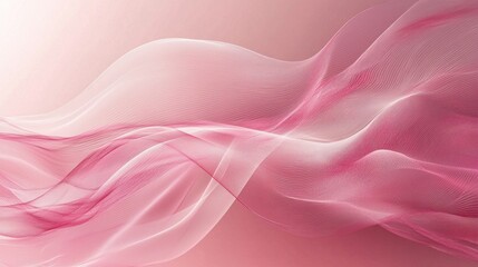 A smooth pink abstract background with a light pink wave flowing across, creating a gentle, modern feel