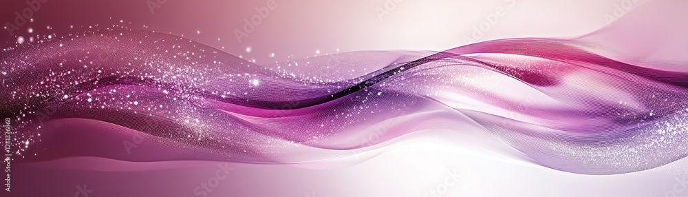 Poster captivating flowing abstract waves digital art colorful gradient artistic environment vibrant viewpo