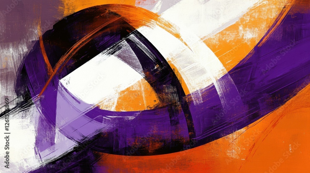 Poster explore an abstract geometric pattern showcasing chaos and randomness through modern art illustratio