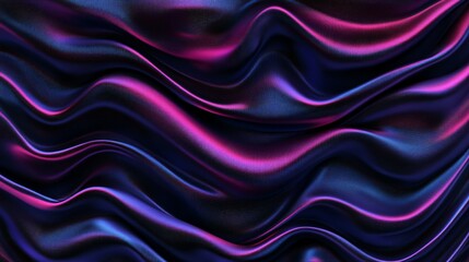 Obraz premium Abstract Draped Fabric in Deep Blue and Pink Hues