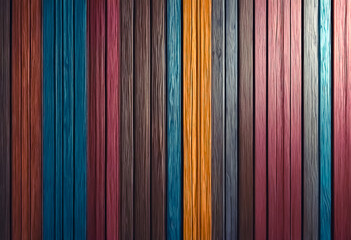 colorful wooden planks against simple background ideal to add text