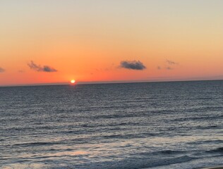 Fototapeta premium sunset at the sea