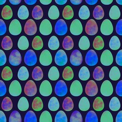 Easter seamless pattern with eggs for wallpaper and fabrics and textiles
