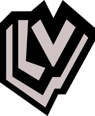 LV Letters Sports Logo