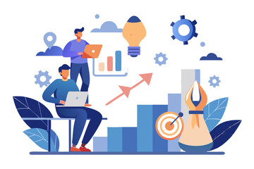  Modern Digital Business & Creative Design – Vector Illustration & Clipart, Modern digital business and creative design vector illustrations for branding, marketing, and web.