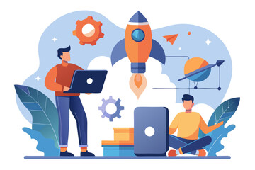  Modern Digital Business & Creative Design – Vector Illustration & Clipart, Modern digital business and creative design vector illustrations for branding, marketing, and web.