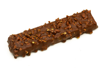 Delightful chocolate treat covered in crunchy nuts, perfect for a sweet indulgence at any time