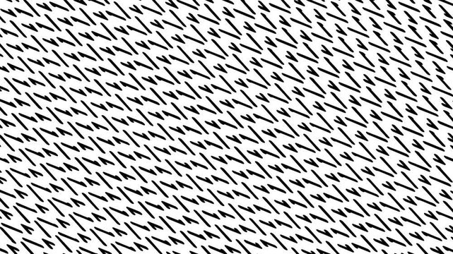 Black and White Zigzag Pattern