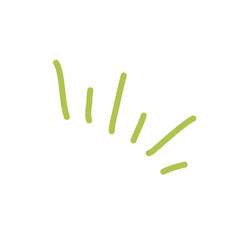 Obraz premium Green Line Burst