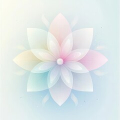 Obraz premium Yoga and Meditation Symbol Concept with Minimalist Zen-Inspired Design for Wellness Campaigns
