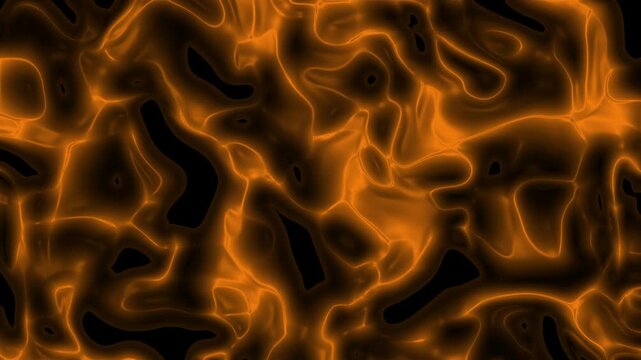 Fire ignites an abstract orange and black patterned inferno. Suitable for backgrounds, designs, and concepts related to flame energy, power, and creativity.