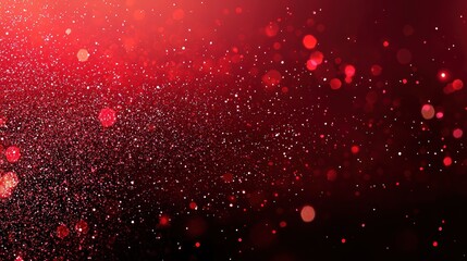 A sparkling ruby red glitter texture background, perfect for New Year or Christmas celebrations.