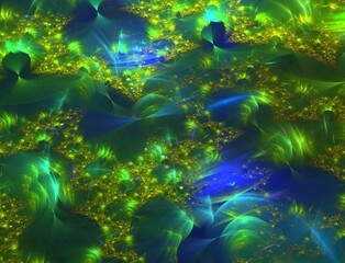 Imaginatory fractal abstract background Image