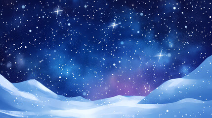 Naklejka premium breathtaking snowy winter image