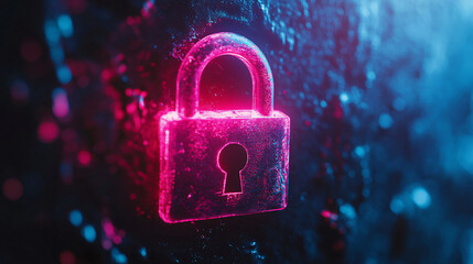 Cyber ​​security and data protection, internet network security, protect business and financial...