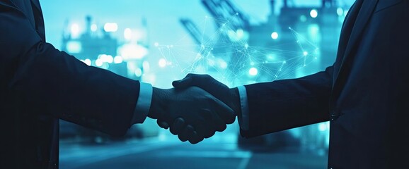 Business Partnership at Port