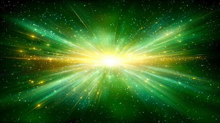 Cosmic Radiance: A vibrant burst of stellar energy and cosmic light illuminating the dark universe.