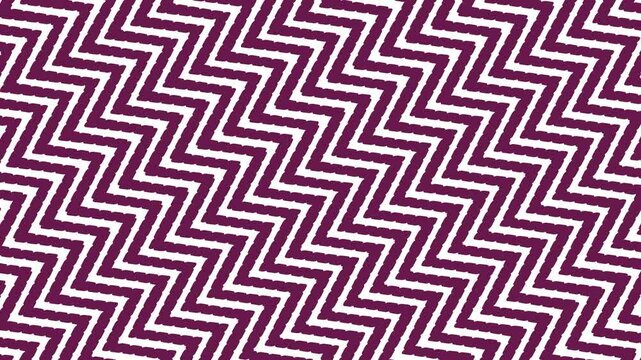 Maroon and White Zigzag Pattern