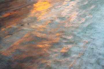 Hokkaido,Japan - February 7, 2025: Icy road or black ice at Susukino district in Sapporo, Hokkaido, Japan