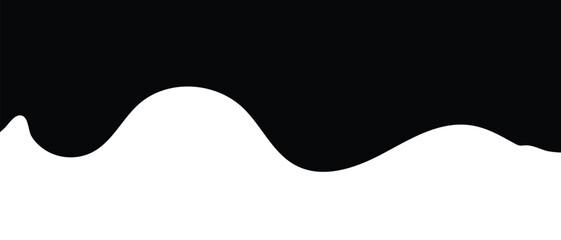 Black and silhouette liquid drop icon, flowing, oil dripping stain and Water drop icon, rain drop, ink drop icon. vector illustration.