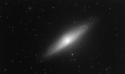 Naklejka premium Messier 81: A Spiral Galaxy in Ursa Major