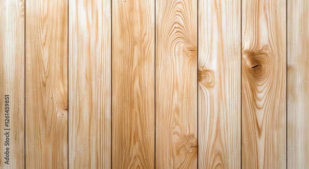 Aufkleber natural wooden plank texture with vertical lines and subtle grain patterns