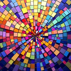 Obraz premium Stained Glass Explosion