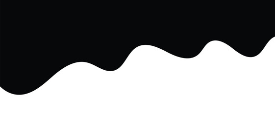 Black and silhouette liquid drop icon, flowing, oil dripping stain and Water drop icon, rain drop, ink drop icon. vector illustration.