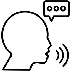 Speaking Icon