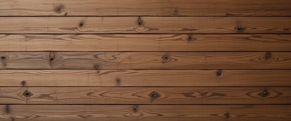 Fototapeta premium Rich Brown Wooden Planks Seamless Texture Background