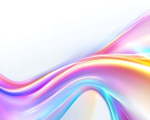 Abstract Pastel Wave Forms