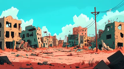  devastated urban landscape © Thiago