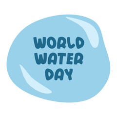 World water day, saving water quality