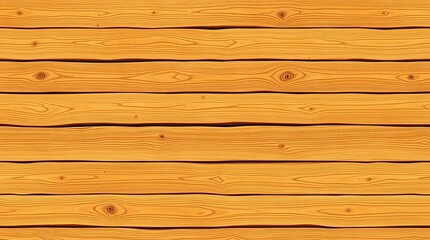 A textured seamless pattern of rustic wooden planks, photorealistic in style, showcasing natural wood grain in warm tones of honey brown and chestnut, arranged in a horizontally repeat.