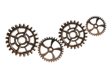 Kenya flag on stock investment trading with coin and graph.