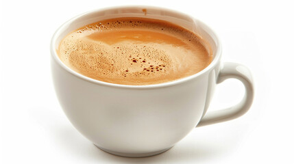 Obraz premium A cup of coffee product shoot, hyper realistic, photo,, on isolated White Background, HD quality, Stock Image 