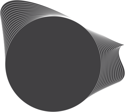 Circle flowing wave surface of line. Modern element