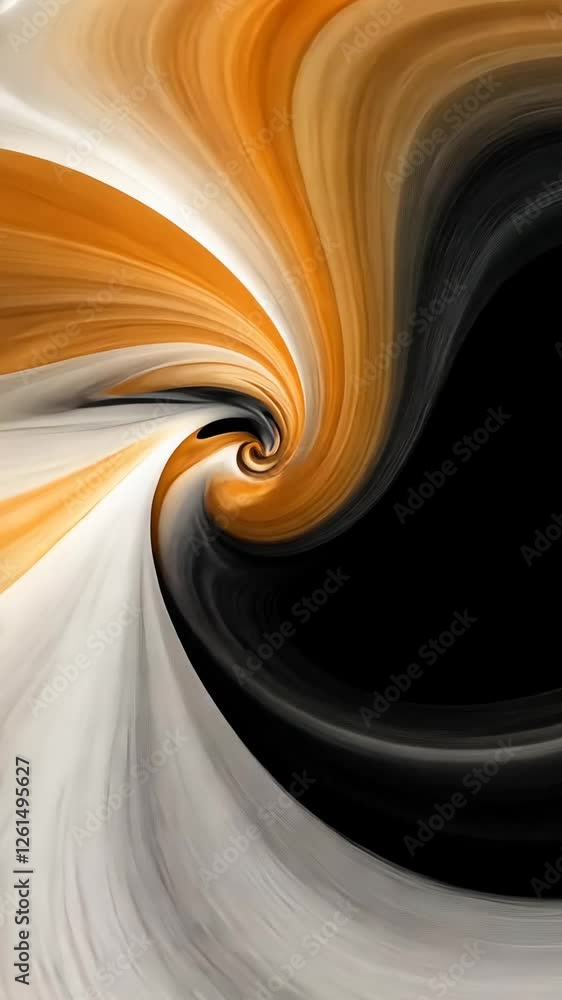Poster explore a vibrant and dynamic display of swirling colors that blends warm tones with cool shades, cr