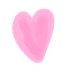 Pink heart pastal